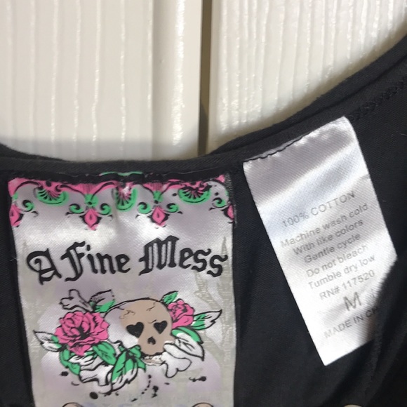 Sugar skull strappy top - Picture 3 of 3